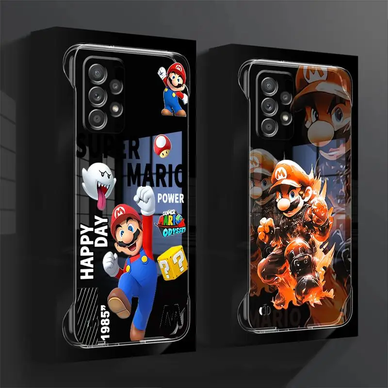 Anime Game Super Repairman phone case for Samsung Galaxy A52 A14 A51 cases A13 A55 A52s A15 A53 borderless cooling clear funda