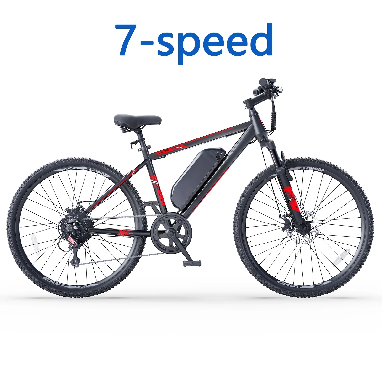 QNUT Electric Bicycle Peak 1000W Motor 26' Victor Mountain Lightweight Ebike, 36V7.8Ah Removable Battery Electric Bike Up to 40-60 Miles E Bikes Commuter E-MTB for Teens Men Women