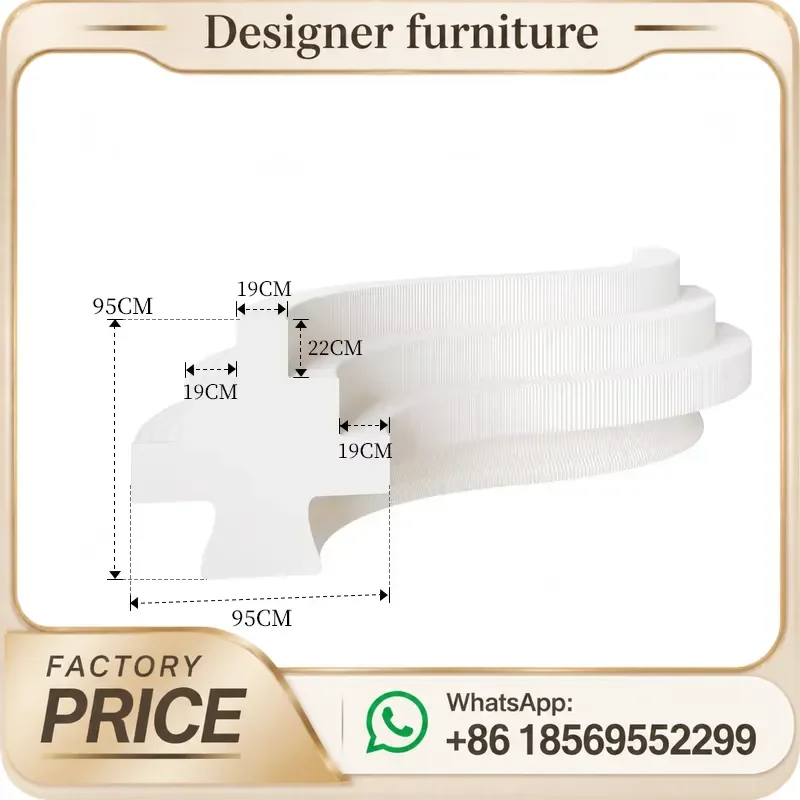 New Art Deco Foldable Kraft Paper Display Rack Portable Booth Shelf Divider Environment Friendly Customized Size Durable