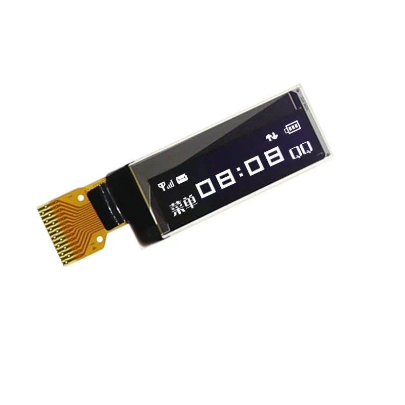 0.91 inch OLED Display LCD Screen 128*32 Dot Matrix Screen SSD1306 Driver 14PIN Welding IIC