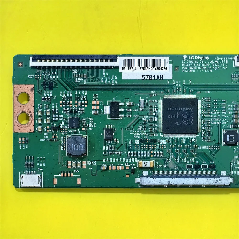 Placa lógica de T-CON, 6870C-0769A, 6871L-5656A, 6871L-5781A, 55 pulgadas, R126, 55MV379R/F7, 55PFL5604/F7, 55PFL5703/F7, 55PFL5602/F7