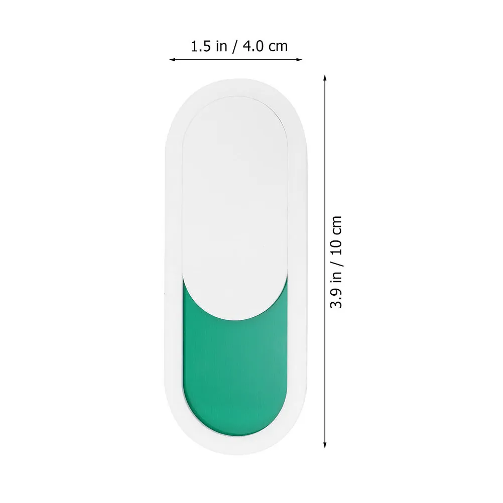 Slider Door Sign 10Cm X 4Cm Vacant Occupied Indicator Made of Organic Glass Strong Adhesive Easy Install for Therapists Office