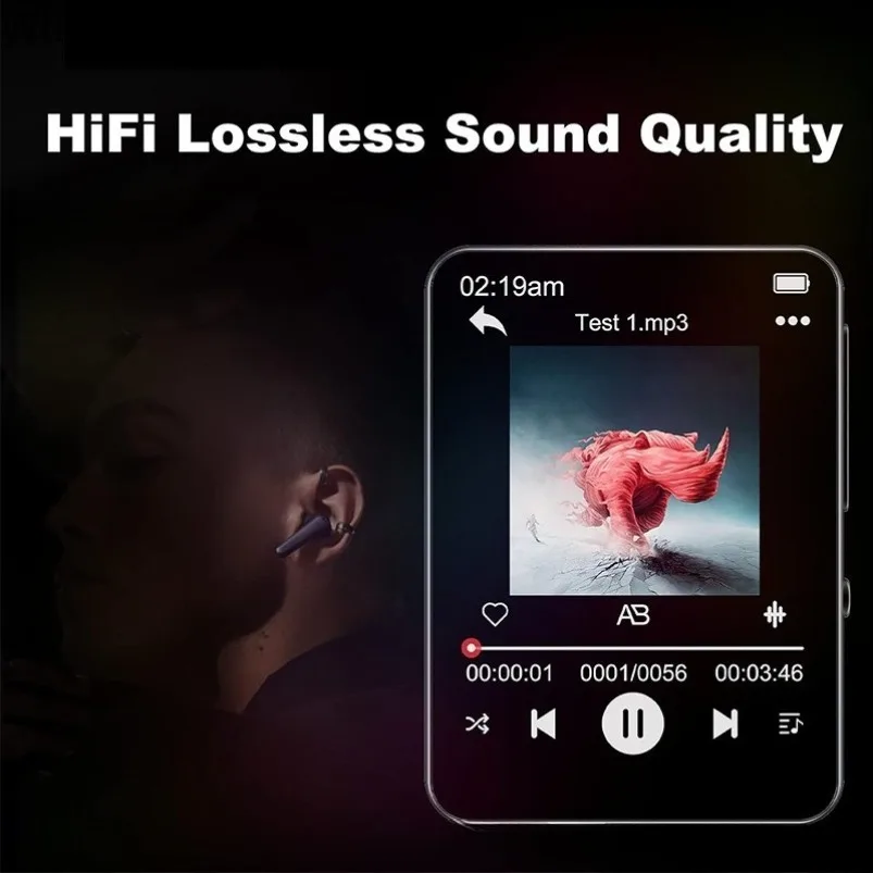 

Портативный MP3-плеер с Bluetooth для прослушивания музыки на весь экран, предназначенный для старшеклассников, с поддержкой MP4.