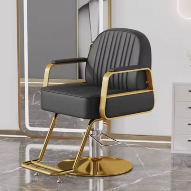 Professional Barber Chair Reclining Barberia Armchairs Beauty Salon Manicurist Pedicure Chaise Swivel Sillon Peluqueria Armchair