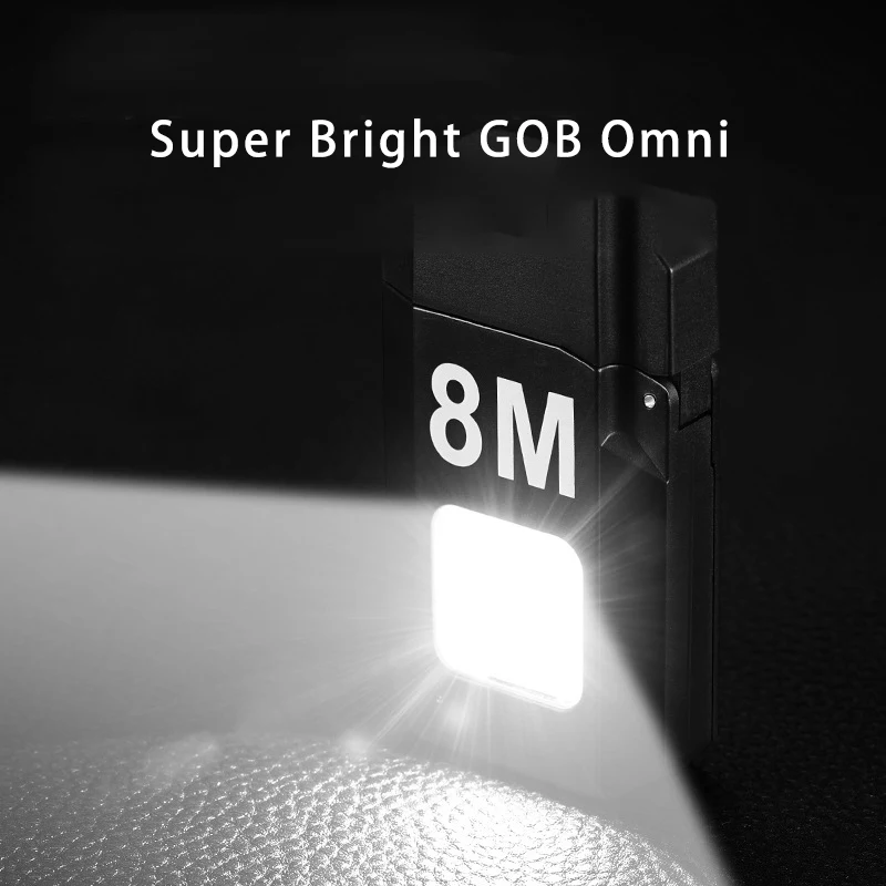 New multi-functional COB lighting portable mini strong light flashlight waterproof M8 arc charging lighter