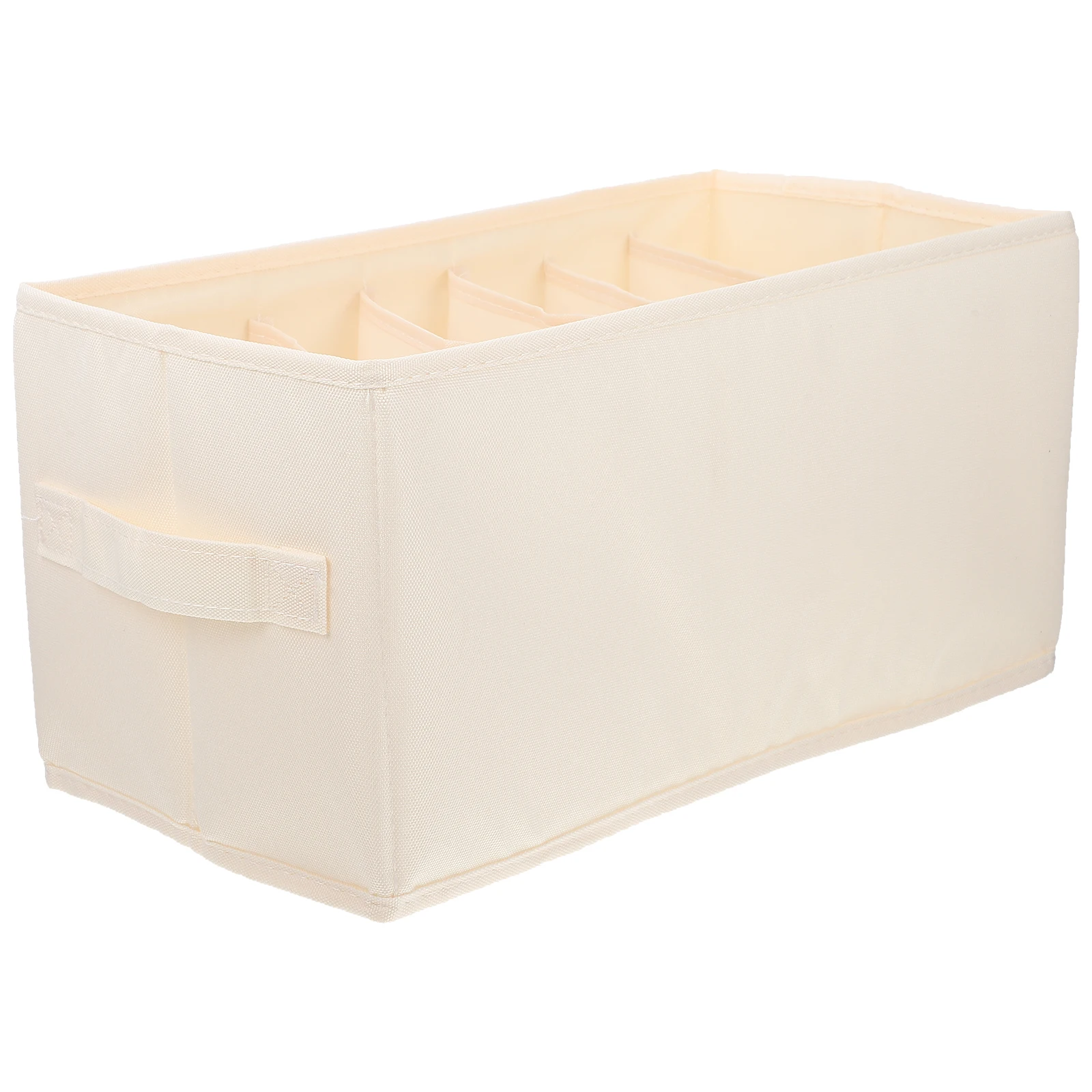 

Clothes Divider Bag Beige Wardrobe Organizer Storage Box Closet Pants T Shirt Daily Necessities Portable Gift Household