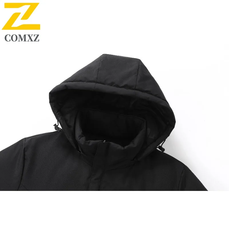 Men's Winter  Streetwear Cotton Jacket Waterproof Windproof Warm Casual Windbreaker Coat Spring Autumn Outdoor Hiking Camping