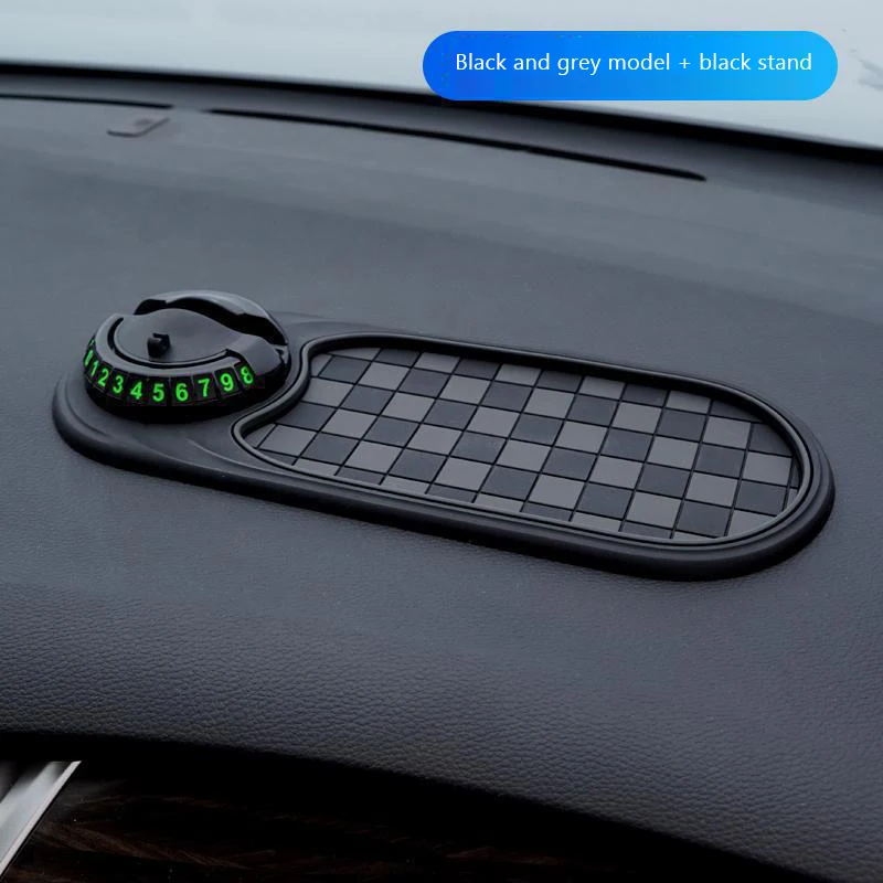 2 in 1 Dashboard Anti Slip Mat with Phone Mount 360-Degree Rotation Car Phone Holder Non-Slip Adhesive Mat for Car image 5