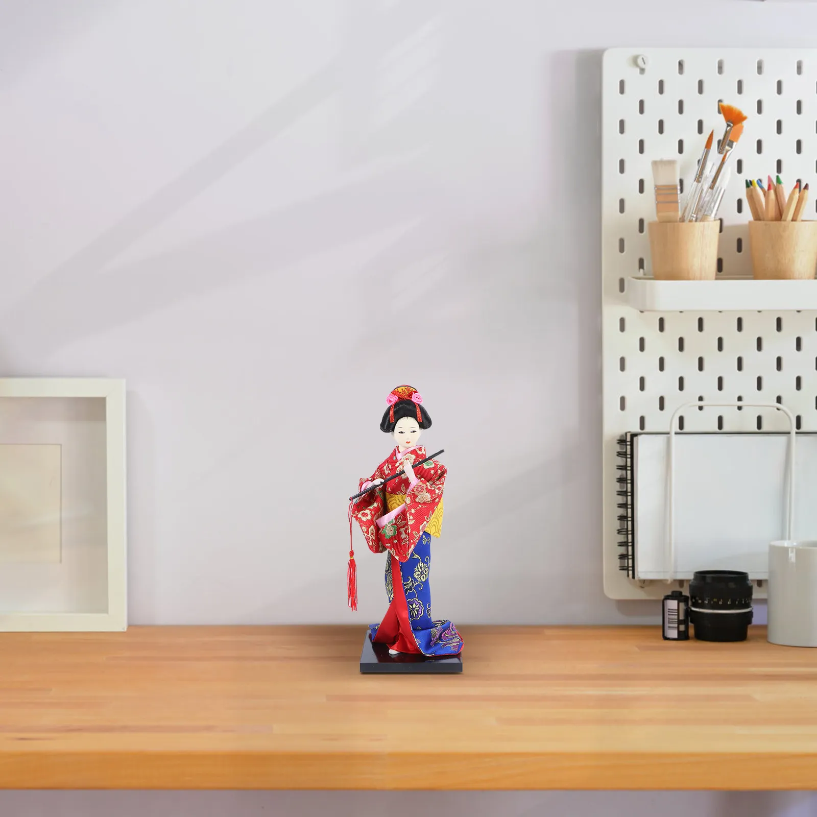 

1 шт. Декоративное кимоно в японском стиле гейши, элегантное украшение для рабочего стола, настенный декор для дома и гостиной, идеальный подарок для коллекционеров искусства