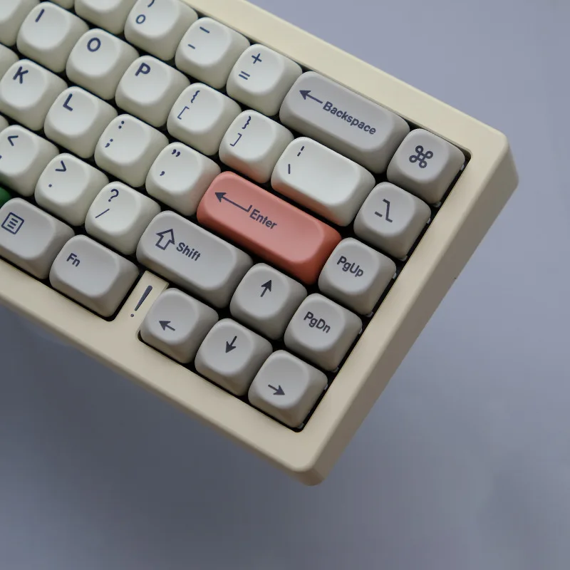 9009 retro style MOA/KOA keycaps English phonetic PBT hot sublimation mechanical keyboard 139 small full set