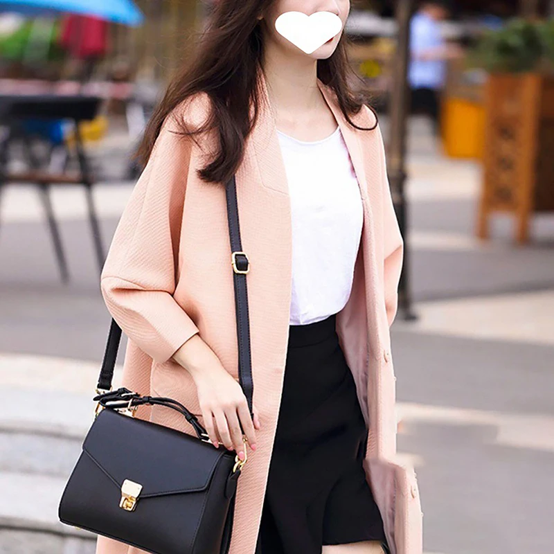 اكسسوارات حقائب اليد 130 سنتيمتر طويلة قابل للتعديل بولي Leather حقيبة جلدية حزام ل Crossbody 1.8 سنتيمتر واسعة حقيبة كتف حزام استبدال