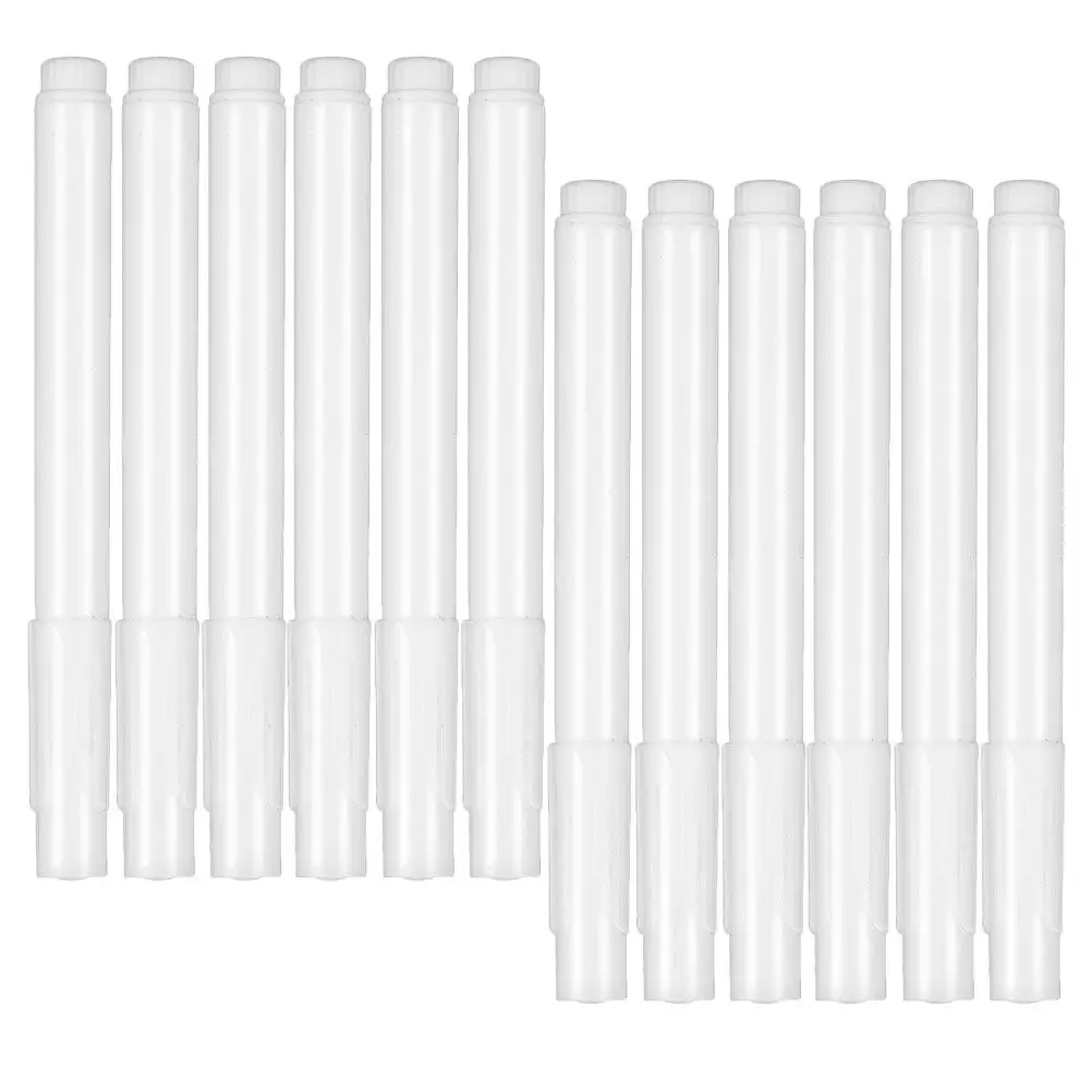 

12Pcs Liquid Chalk Markers White Erasable Blackboard Pens for Glass Window Writing School Office Supplies Creative Drawing Tools