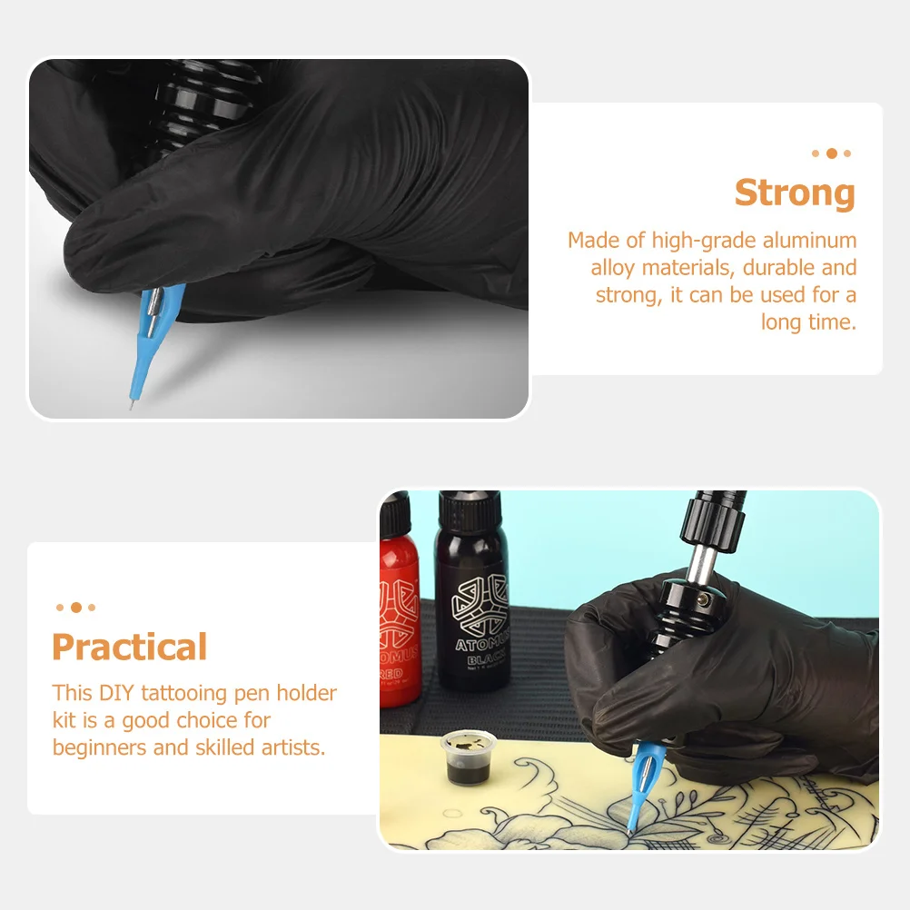 

Tools Portable Tattoo Kit Aluminum Pen Beginner Holder Products Used for Tattooing