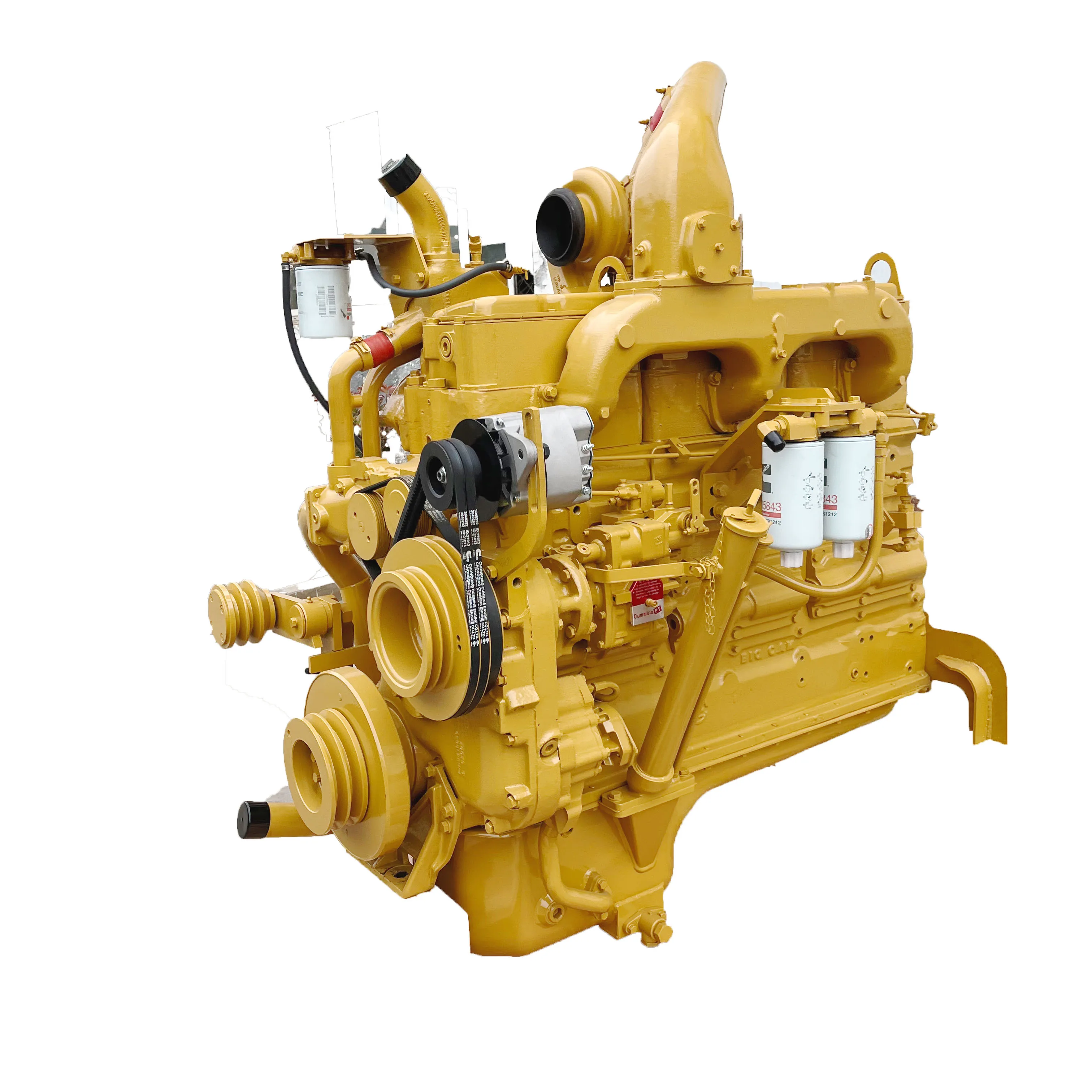 High Efficient Turbo Diesel 14L Vertical 4 Stroke 400hp 6 Cylinder Machinery Engines