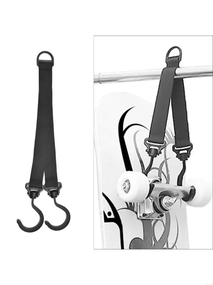 

Длинная доска висящая ремешок для салазки для задних крючков держатель для скейтборда