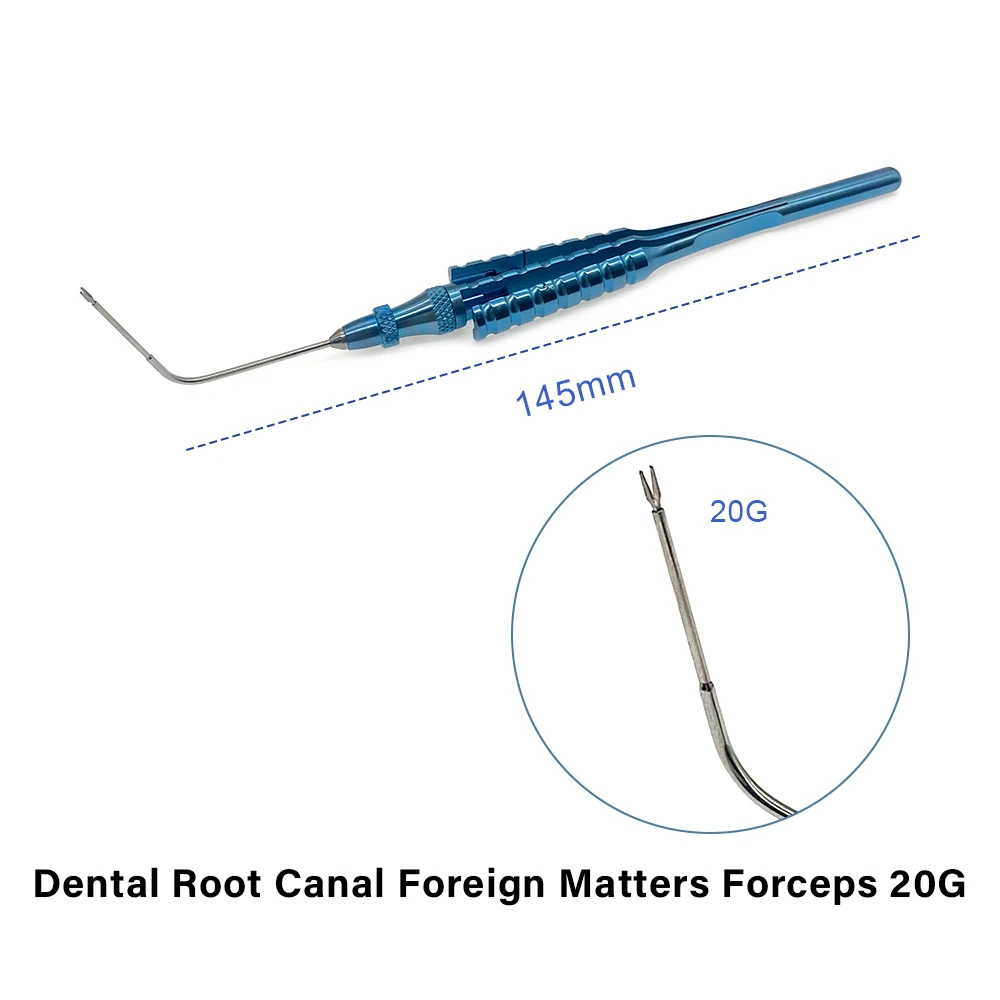 

Dental Root Forceps Surgical Tweezer Canal Foreign Matters Instruments 20G