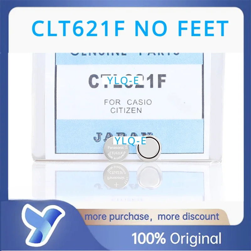 1pcs CTL621F No Foot CTL621 No Feet Kinetic Watch Rechargeable Battery for Citizen Casio Watch capacitor