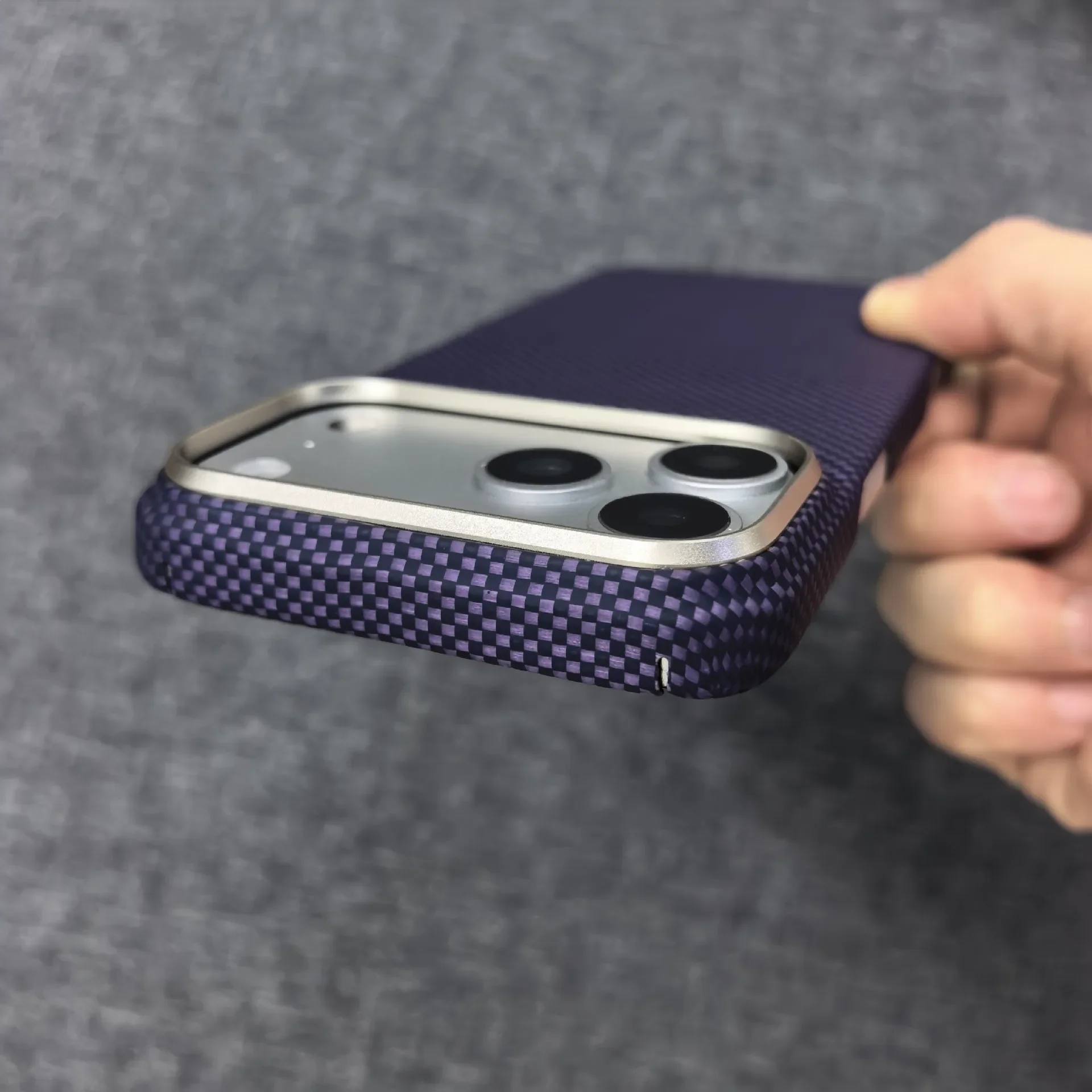 100% Kevlar Real Aramid Fiber Case For iPhone 18 Pro Max, Slim Magnetic Hard Shell Carbon Texture Armor Ultra Thin Cover