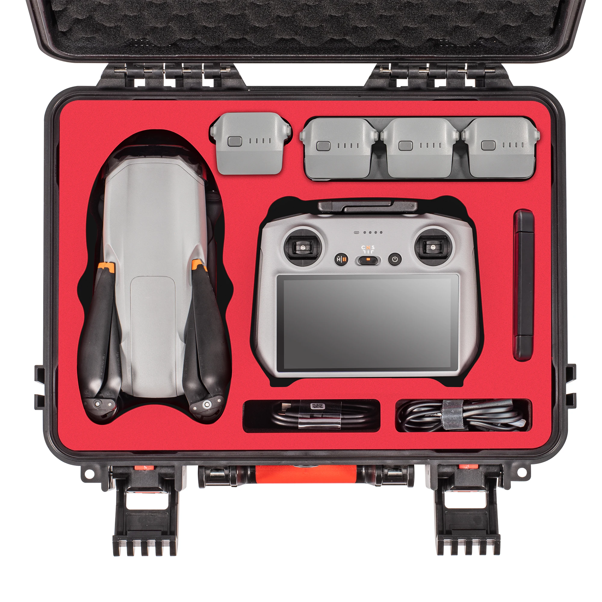 Untuk DJI AIR3S dua lapisan membawa kasus AIR 3S PP disegel tahan AIR pelindung case penyimpanan tas koper tas tangan