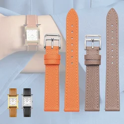 Genuine Leather Strap Of The Watch Is Suitable For Hermes Fashionable Comfortable Soft cowhide waterproof Bracelet 14mm16mm 18mm