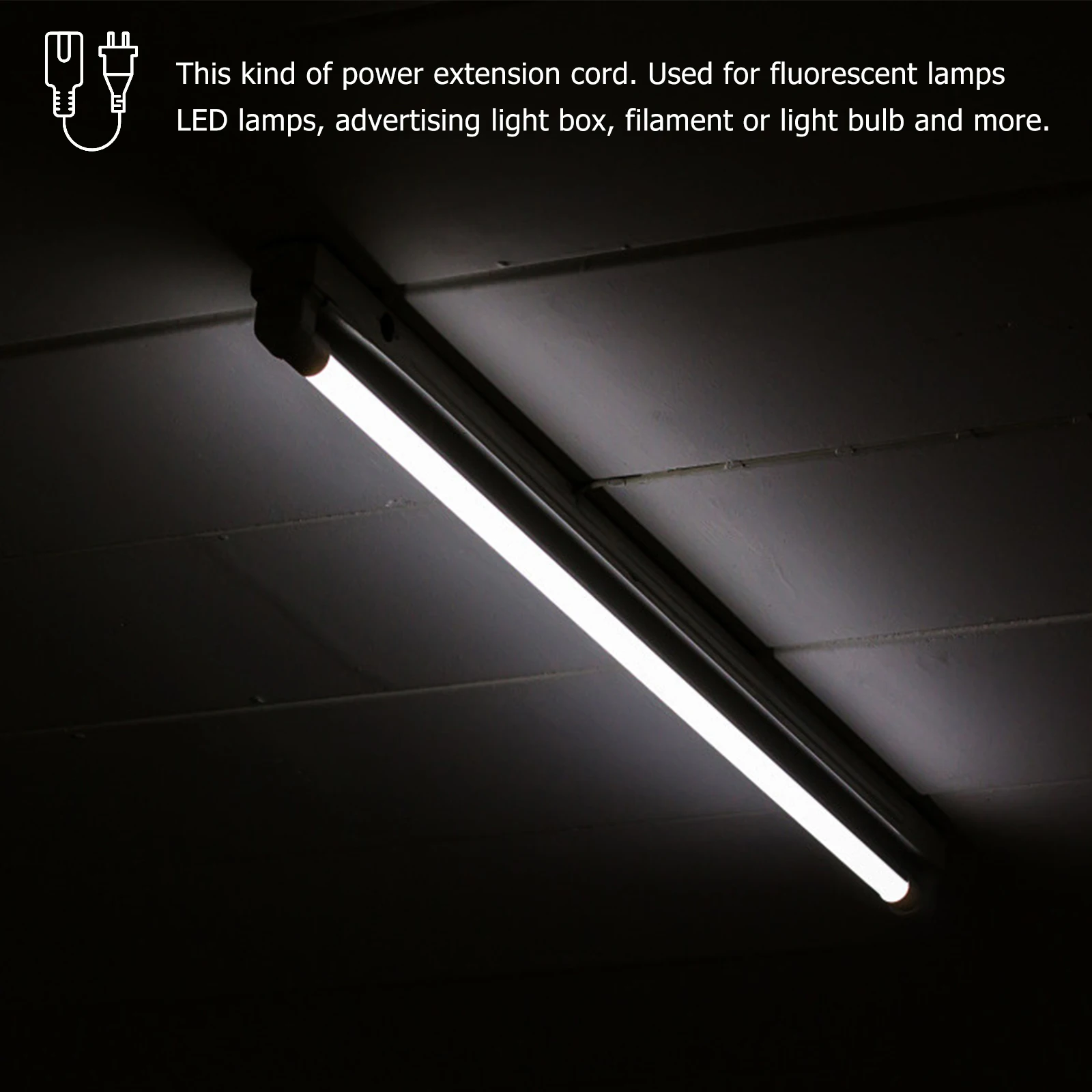 

2pcs LED Extension Cable 3 3 Slots Extension Cable Wire Slots Wire Light Cord British Plug Switch Control Electrical Equipment