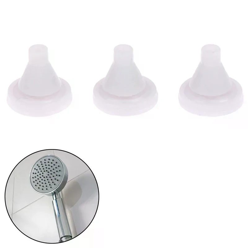 50PCS Shower Head Silicone Sprinkler Spout Top Spray Parts Shower Silicone Water