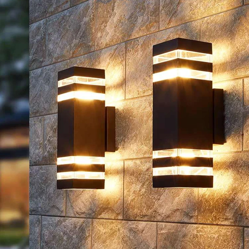 

LED Wall Light Fitter Holder E27 Sconce Outdoor Waterproof External Decor Stairs Entrance Fixture House LED Decorative Lamp Wall