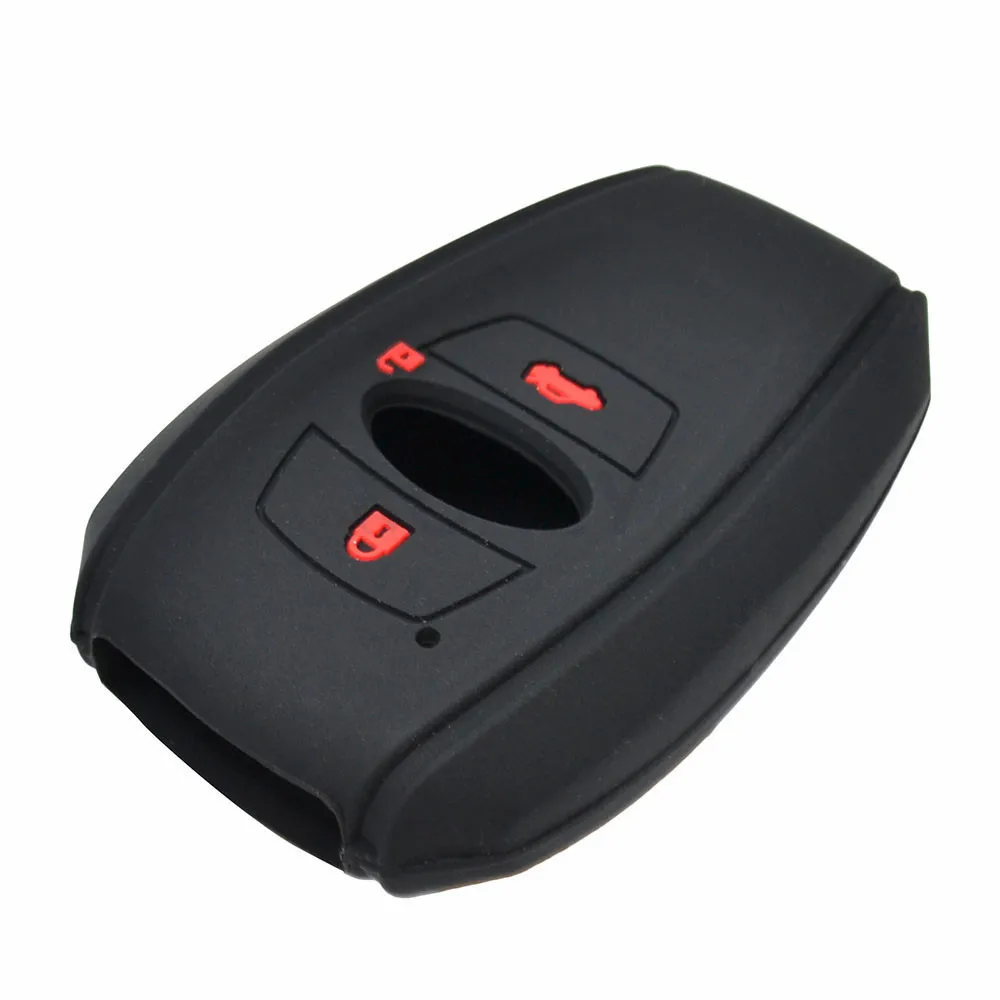 For Subaru Legacy Impreza Forester XV Trezia Brz Wrx Levorg Silicone Remote Key Case Fob Shell Cover Skin Holder 3 Button