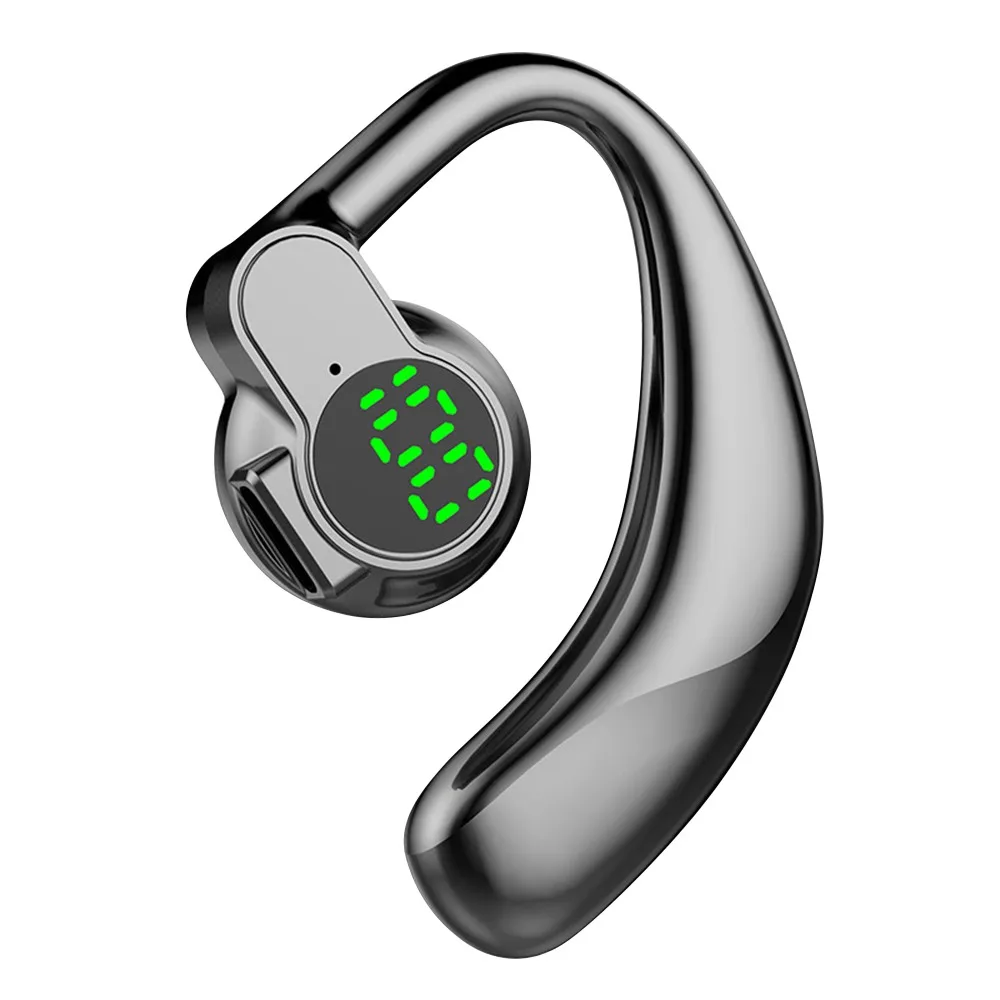 180° Rotatable Bluetooth 5.4 Wireless Headphones Waterproof With Microphone Noise Canceling Headset Digital Display — product photo 1 of 1