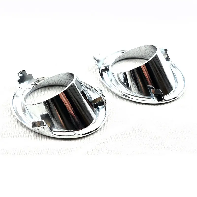 BB M50K-Front Fog Light Bumper Lamp Chrome Trim Cover Bezel Grille Foglight Frame For Nissan Patrol Y61 2005 2006 2007 2008 2009