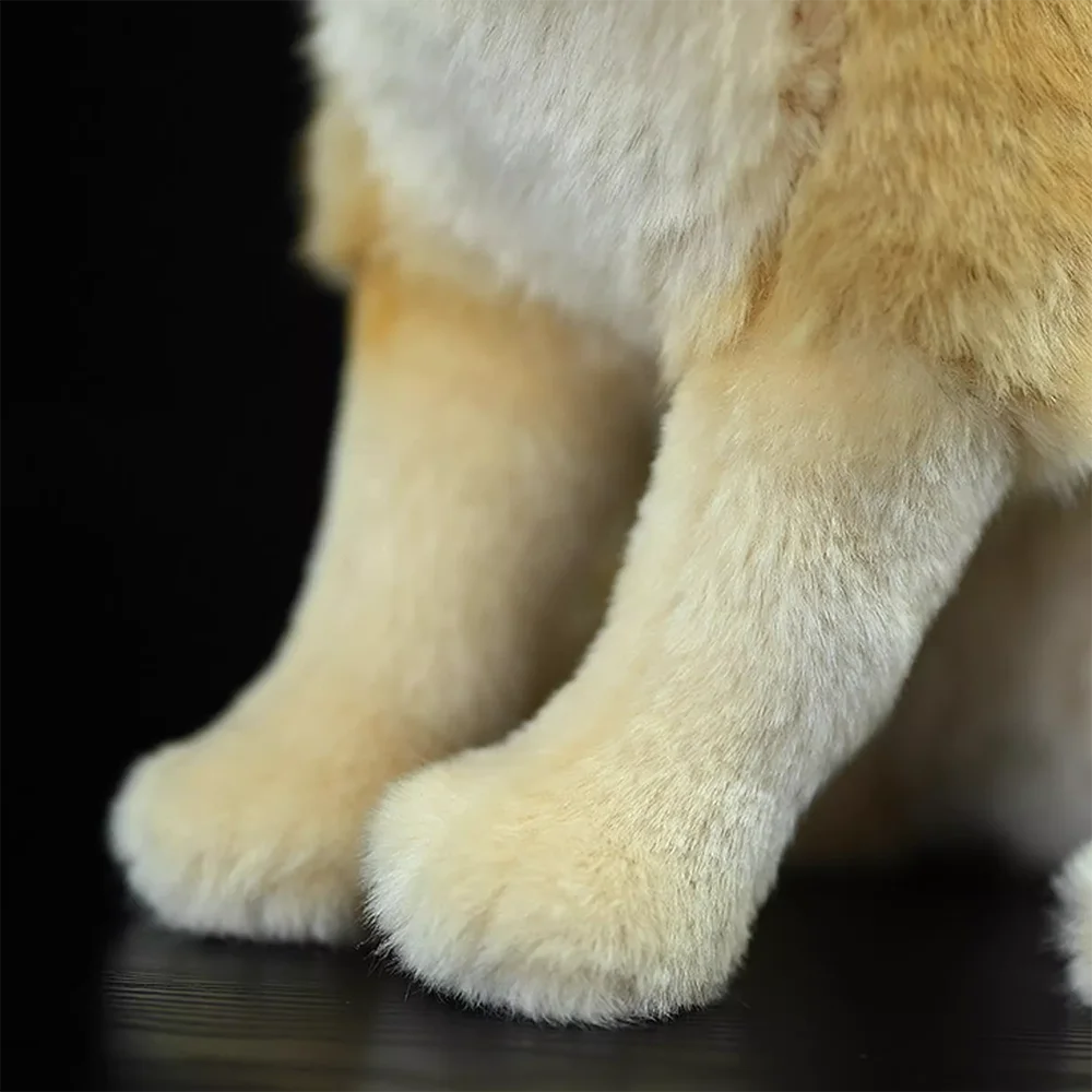26CM Wysoki Miękki Lis Fennec Wypchane Zabawki Prawdziwe Duże Ucho Lis Pluszowa Lalka Prezent Urodzinowy Dla Dzieci