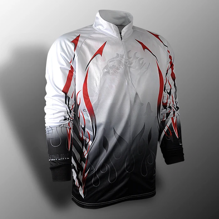 S-5XL Summer Fishing Clothing Long Sleeve Fishing Shirt Sun Protection Anti-mosquito Anti-uv Breathable Outdoor Sports