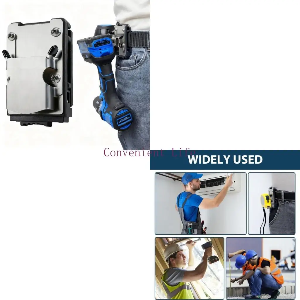 

L1EE One Hand Operation Belts Drill Holders For Electric Drill And Nail Guns Suitable With Most Cordless Models