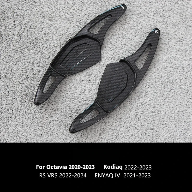 

Car Steering Wheel Shift Paddle Extend Shifters Sticker DSG Gear Auto Accessories For Skoda Octavia Kodiaq RS VRS ENYAQ IV ABS