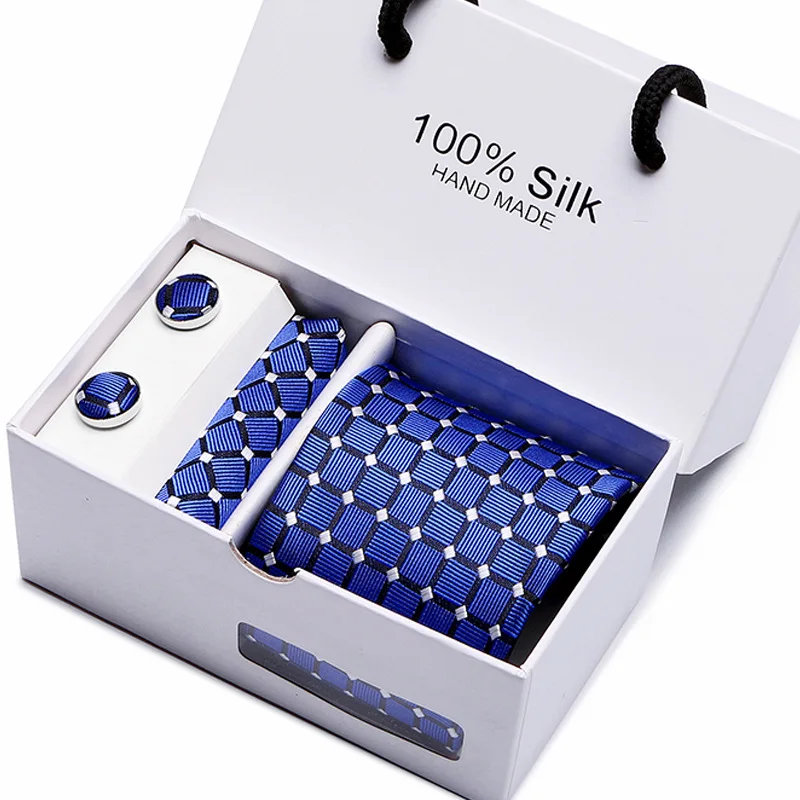 European and American men\'s tie spot gift box 5-piece suit group tie business formal dress wedding tie