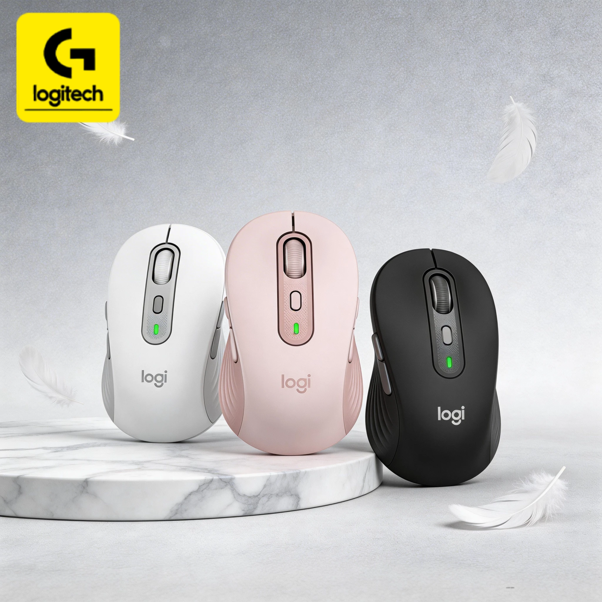 

Двухрежимное беспроводное подключение, бесшумная конструкция кнопок, Logitech M750/M650L подходит для деловых задач.
