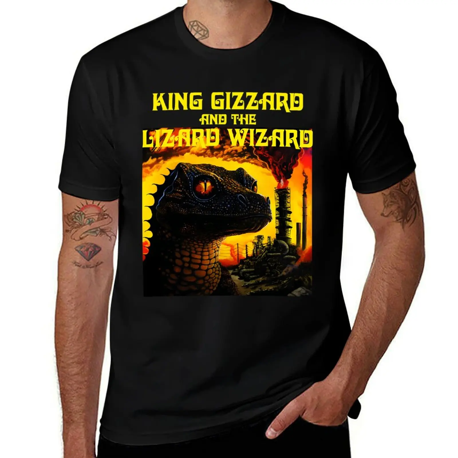 

003 The Most Popular Of King Gizzard The Lizard Wizard T-Shirt Short sleeve tee gifts for boyfriend shirts men graphic