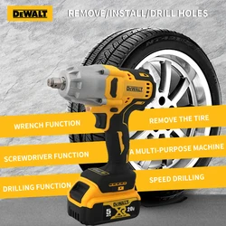 DEWALT беспроводной электрический ударный гайковерт, нм, бесщеточный Электрический гайковерт, ручная дрель, электроинструменты для ремонта автомобилей и грузовиков, батарея 20 в