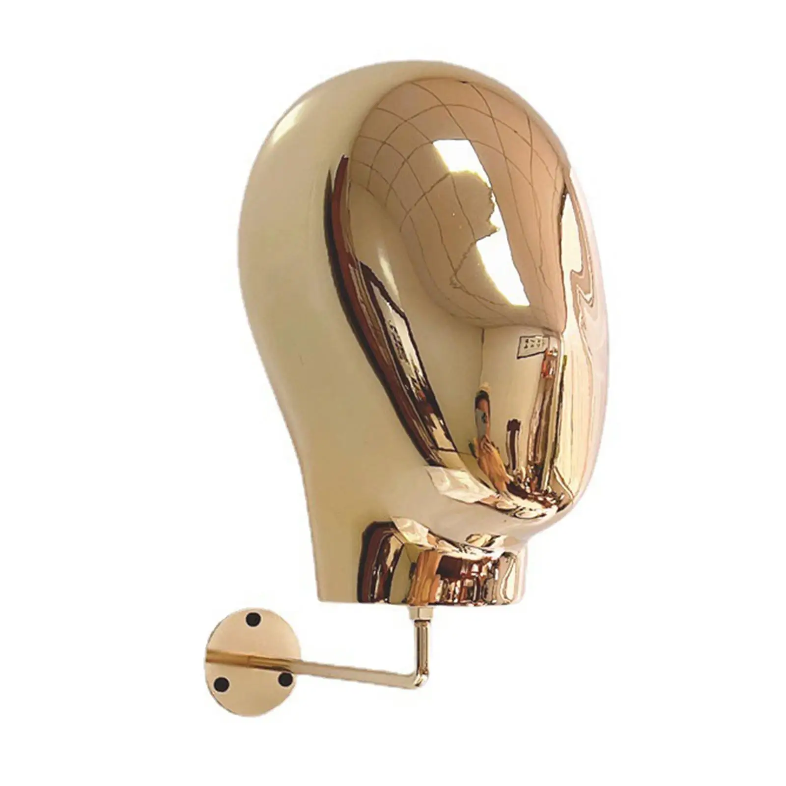 Wall Mounted Hat Rack Vintage Style Model Mannequin Head Hat Storage Holder Hat