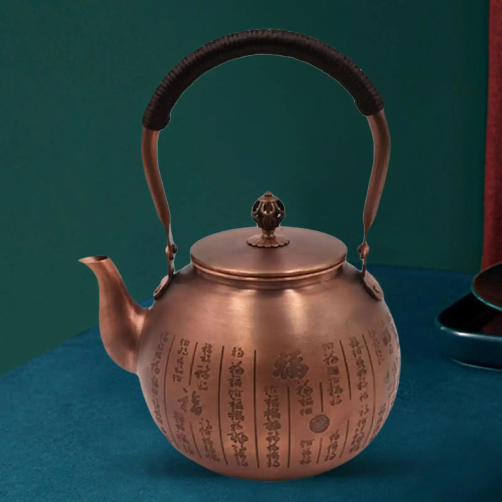 

Handmade Copper Kettle Tea Maker Tea Ceremony Water Boiler Jug 1.2L Boiling