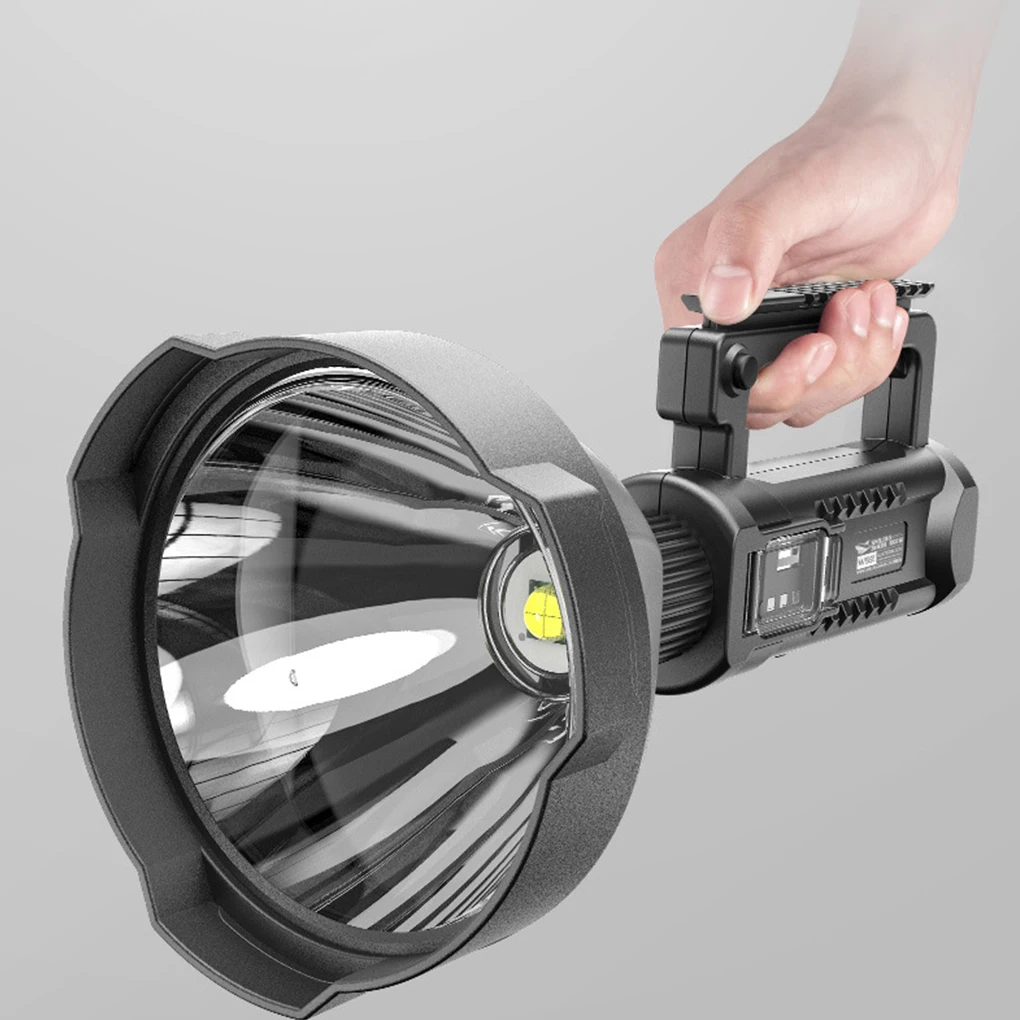 P70 Rechargeable LED Flashlight 4 Mode Power Bank with Tripod Patrol