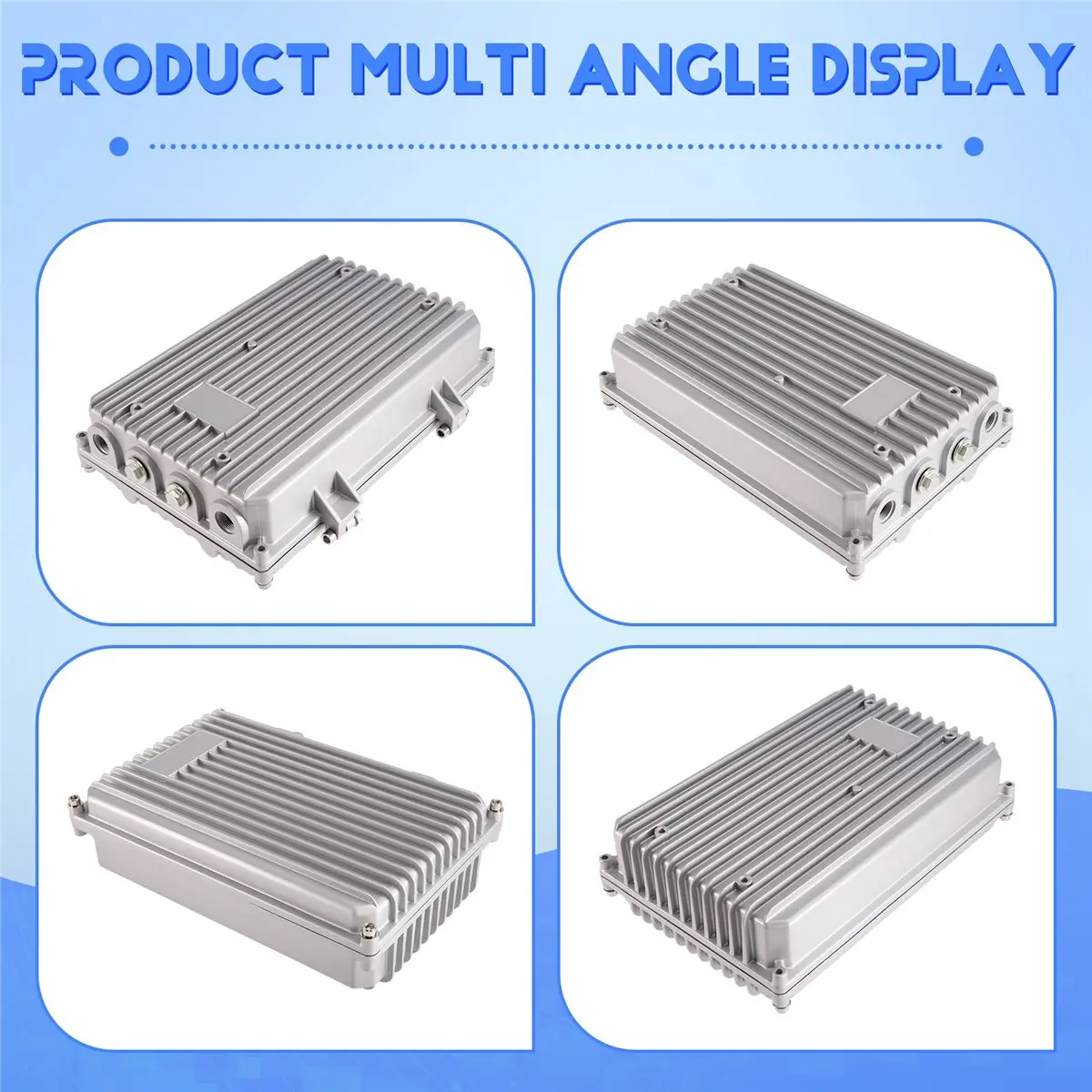 fine 020 260 X 167 X 68 AP Bridge Amplifier Housing, Outdoor Wireless Ap Metal Die-Cast Aluminum Waterproof Box