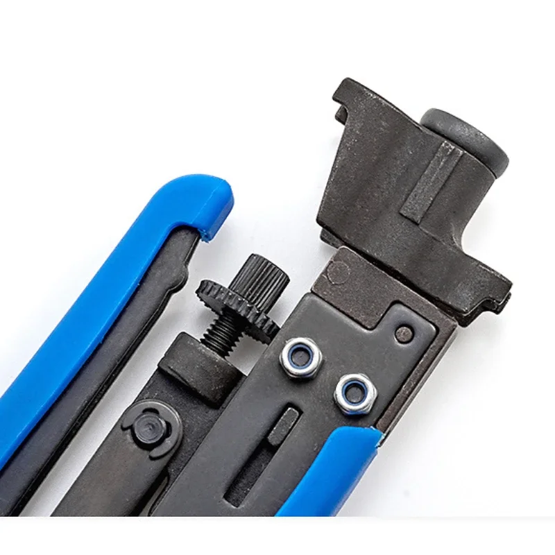 Imagem -05 - Compressão Wire Crimper Plier Tool Cabo Coaxial Crimper Conector f Rg6 Rg59 Rg11