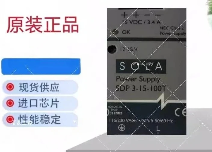

New original genuine SOLA switching power supply SDP 3-15-100 T SDN 10-24-100 P Inquiry