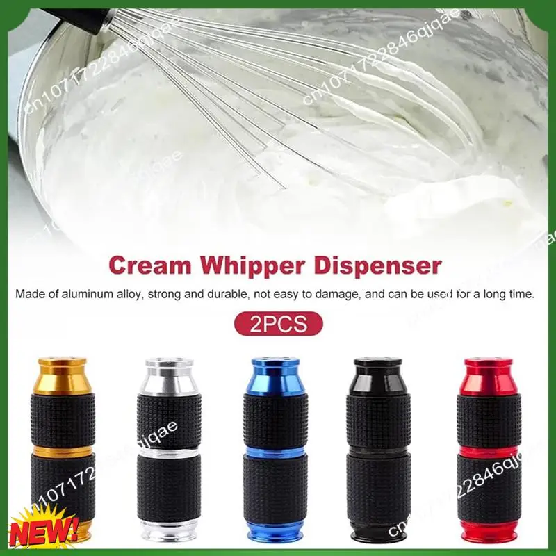 

A48I 2Pcs Cream Whipper Dispenser Bottle Opener Home Kitchen Non Slip Dessert Tool(Gold) Durable Easy Install Easy To Use