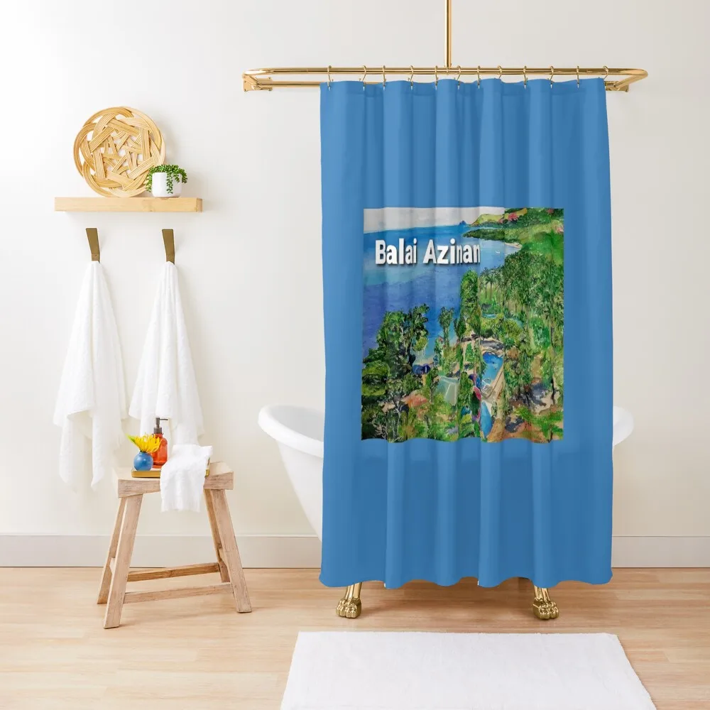 

Balai Azinan 2 Shower Curtain Shower For Bathrooms For Bathroom Shower Waterproof Curtain