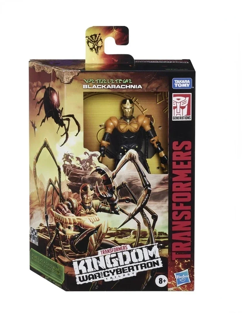 HASBRO in magazzino Kingdom WFC-K5 Blackarachnia Generations War for Cybertron Action Figure Collection Model Toy