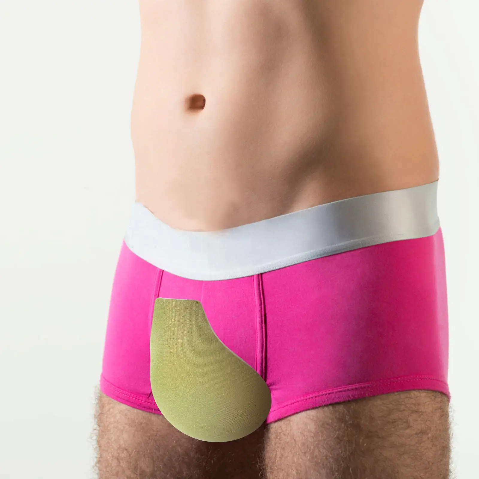 

4Pcs Bulge Pads Swim Briefs Underwear Enlarging Cups Lightweight Flexible Swim Trunks Pad Protective