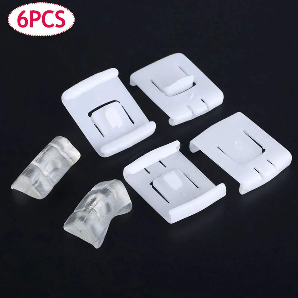 

Pop 6X Seat Fastener Rail Runner Clips Sliders Guide For AUDi SEAT VOLKSWAGEN Golf Jetta NK1 MK2 MK3435881203A 171881213B 191881