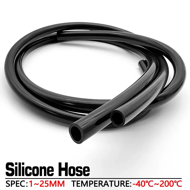 

Силиконовый шланг пищевого класса, черный, 1 м, внутренний диаметр 1-32 мм - многоцелевой, гибкий, нетоксичный, безопасный для питьевой воды
